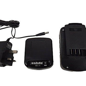18v Lithium Ion Battery and Charger for eSkde Eckman Trueshopping Garden Tools