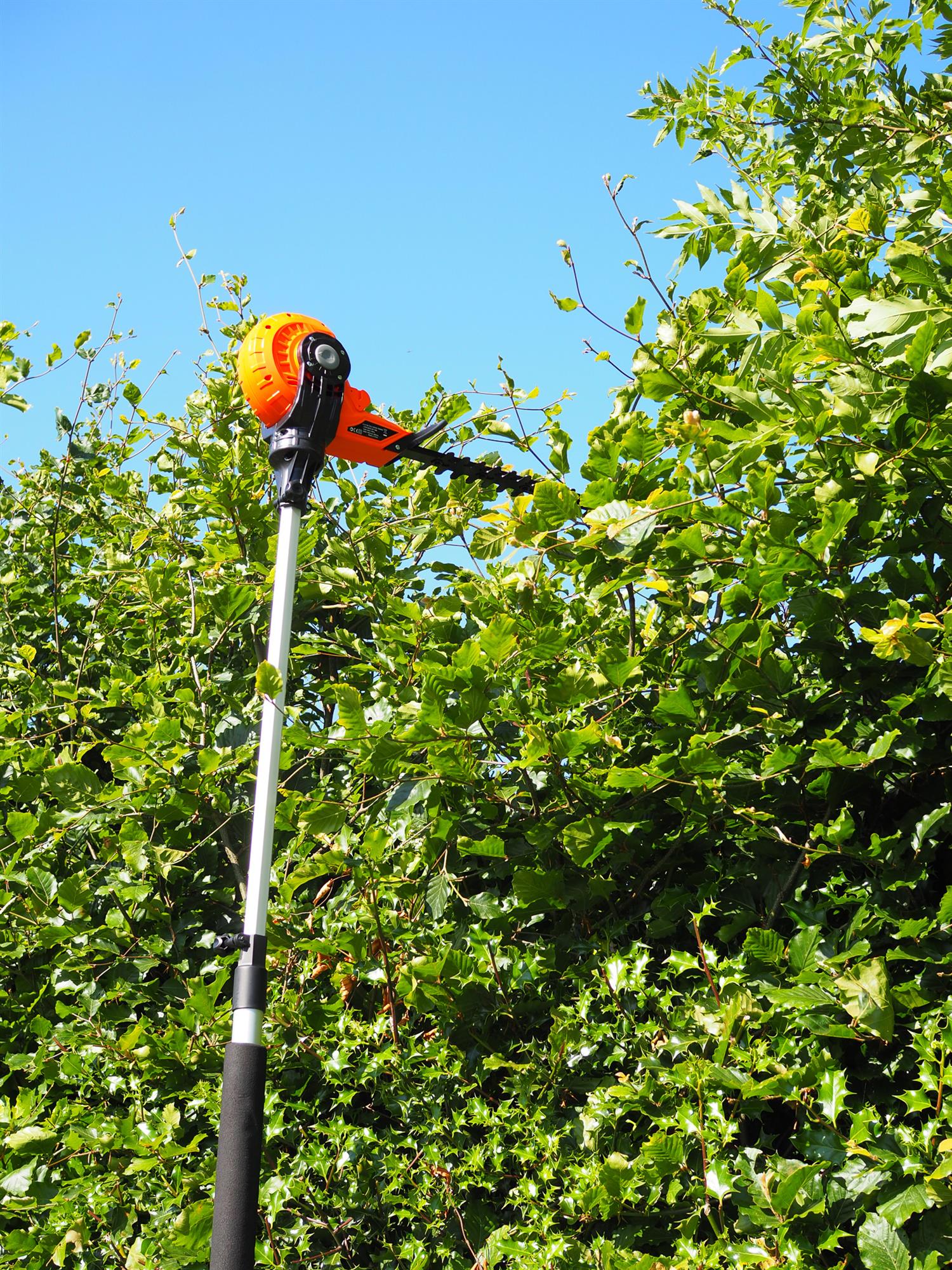 Electric Long Reach Telescopic Pole Chainsaw Pruner Hedge Trimmer